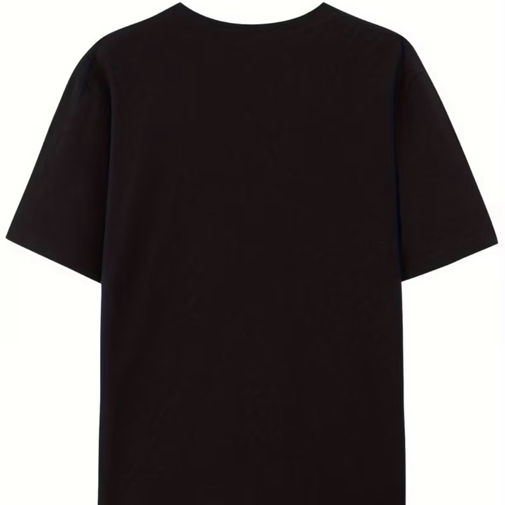 Black Mardi Gras Graphic T-Shirt - Picture 2 of 2